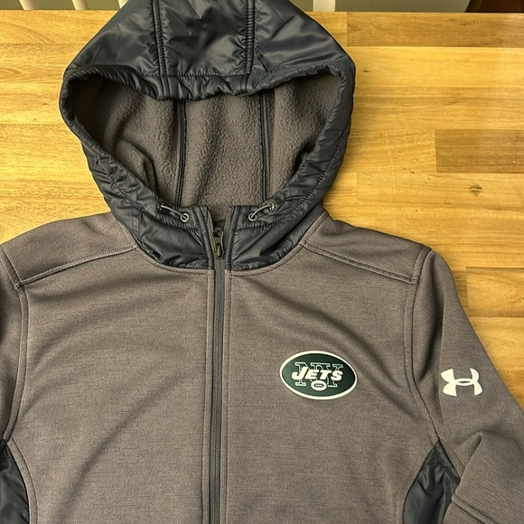 UNDER ARMOUR ⭐️  NY Jets hooded zip up - Picture 6 of 8